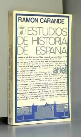 Couverture du produit · Siete estudios de Historia de España