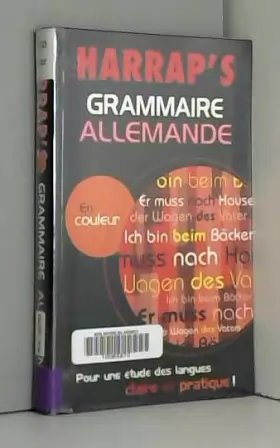 Couverture du produit · Harrap's : Grammaire allemande