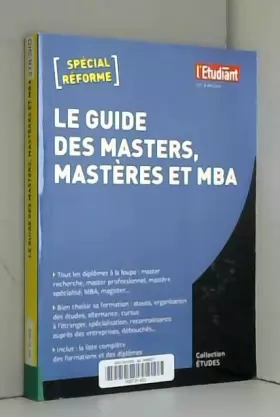 Couverture du produit · Le guide des masters, mastères et MBA 12e édition