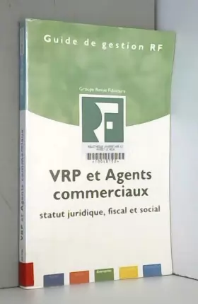 Couverture du produit · VRP et Agents commerciaux : Statut juridique, fiscal et social