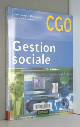Couverture du produit · Gestion sociale - 5ème édition - Manuel