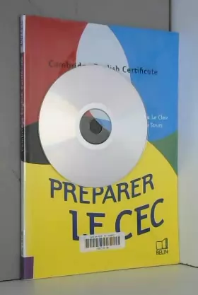 Couverture du produit · Préparer le CEC: Cambridge English Certificate