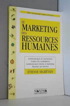 Couverture du produit · Le Marketing des ressources humaines