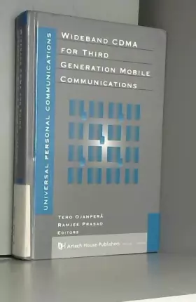Couverture du produit · Wideband Cdma for Third Generation Mobile Communications