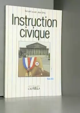 Couverture du produit · Aide mémoire d'instruction civique, 1994-1995
