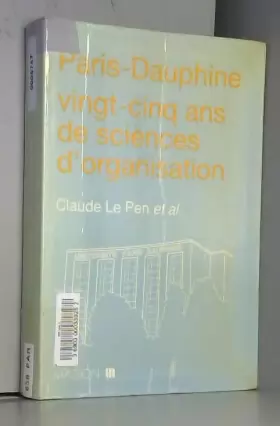 Couverture du produit · Paris-Dauphine : 25 ans de sciences d'organisation