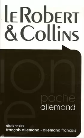 Couverture du produit · Le Robert & Collins poche : Dictionnaire français allemand-allemand français