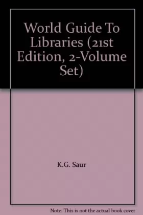 Couverture du produit · World Guide to Libraries