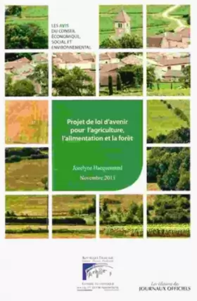 Couverture du produit · Projet de loi d'avenir pour l'agriculture, l'alimentation et la forêt