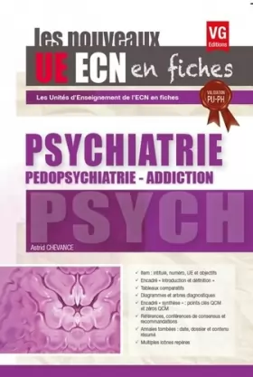 Couverture du produit · Psychiatrie - Pédopsychiatrie - Addiction