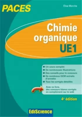 Couverture du produit · Chimie organique - UE1 PACES - 4ed: Manuel, cours + QCM corrigés