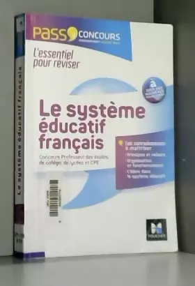 Couverture du produit · Le système éducatif français - 2016-2017 - Concours Enseignement - Masters MEEF