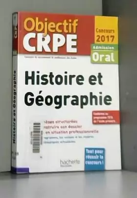 Couverture du produit · CRPE en fiches : Histoire Géographie - 2017