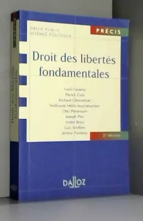 Couverture du produit · Droit des libertés fondamentales, 2e édition