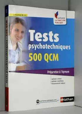 Couverture du produit · Tests psychotechniques - 500 QCM