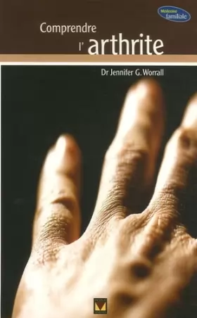 Couverture du produit · Comprendre l'arthrite