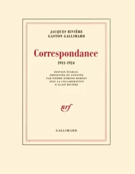 Couverture du produit · Correspondance: (1911-1924)