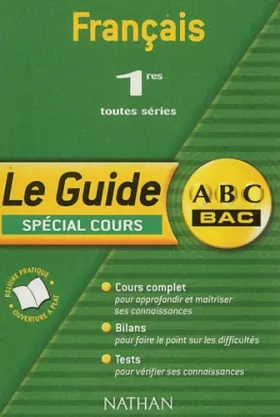 Couverture du produit · Guide ABC : Français 1ère