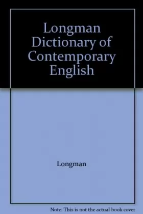 Couverture du produit · Longman dictionary of contemporary English