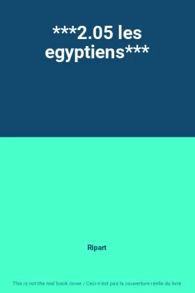 Couverture du produit · ***2.05 les egyptiens***