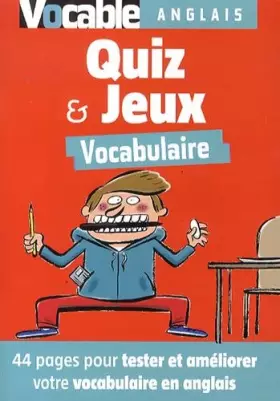 Couverture du produit · Quiz et jeux vocabulaire anglais