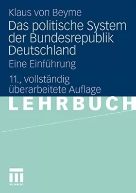 Couverture du produit · Das Politische System der Bundesrepublik Deutschland: Eine Einführung (German Edition)