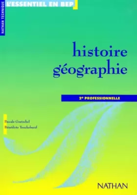 Couverture du produit · Histoire géographie seconde professionnelle