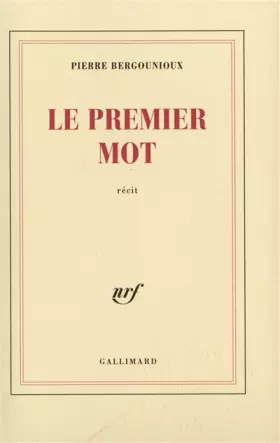 Couverture du produit · Le Premier Mot
