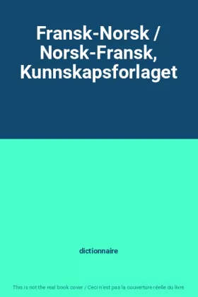 Couverture du produit · Fransk-Norsk / Norsk-Fransk, Kunnskapsforlaget