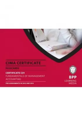 Couverture du produit · CIMA - Fundamentals of Management Accounting: Certificate paper C01: Passcards