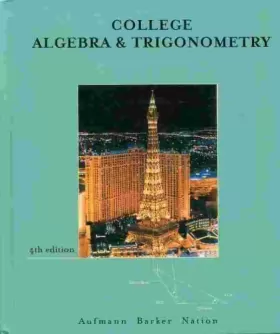Couverture du produit · College Algebra And Trigonometry