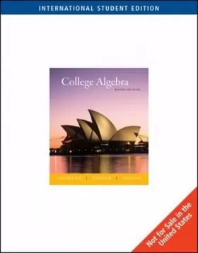 Couverture du produit · College Algebra, International Edition