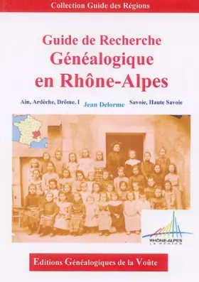 Couverture du produit · Guide de Recherche Généalogique en Rhône-Alpes