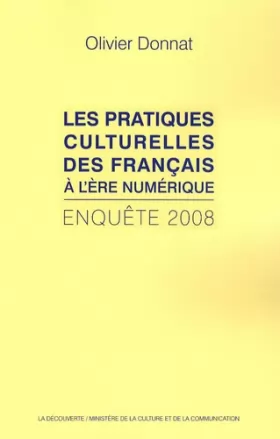 Couverture du produit · Les pratiques culturelles des Français à l'ère numérique