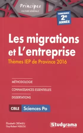 Couverture du produit · Les migrations et L'entreprise : Thèmes IEP (2e année)