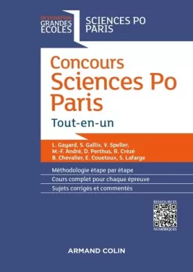Couverture du produit · Concours Sciences Po Paris - Tout-en-un: Tout-en-un