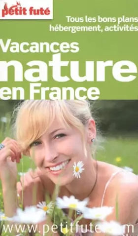 Couverture du produit · Petit Futé Vacances nature en France