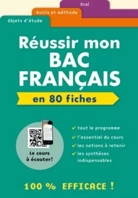 Couverture du produit · Boîte à fiches réussir mon bac français