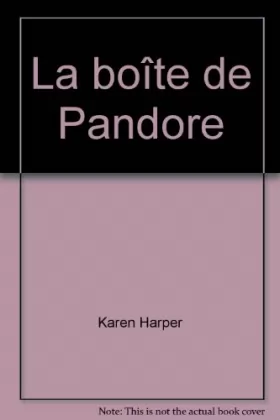Karen Harper - La boîte de Pandore