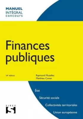 Couverture du produit · Finances publiques - 16e ed.