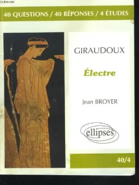 Couverture du produit · GIRAUDOUX/ULB ELECTRE    (Ancienne Edition)