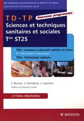 Couverture du produit · TD-TP Sciences et techniques sanitaires et sociales - TAL ST2S (1)