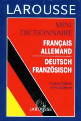 Couverture du produit · Mini dictionnaire français-allemand, allemand-français