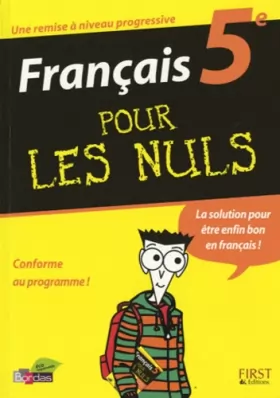 Couverture du produit · FRANCAIS 5E POUR LES NULS