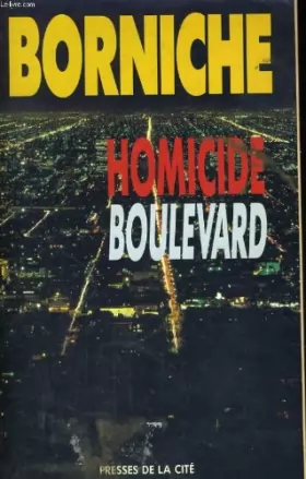 Couverture du produit · Homicide boulevard