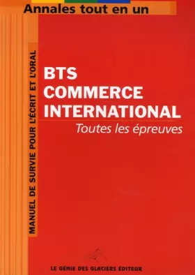 Couverture du produit · BTS Commerce International