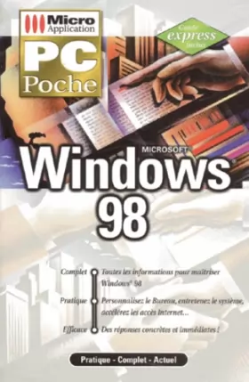 Couverture du produit · Windows 98 : Microsoft