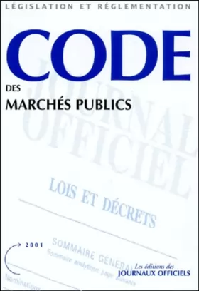 Couverture du produit · Code des marchés publics (Les éditions des journaux officiels)