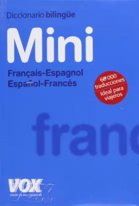 Couverture du produit · Diccionario Mini Francais-Espagnol Espanol-Frances / Mini Dictionary Francais-Spanish Spanish-French