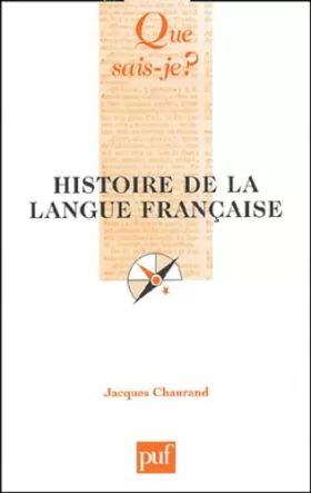 Couverture du produit · Histoire De LA Langue Francaise